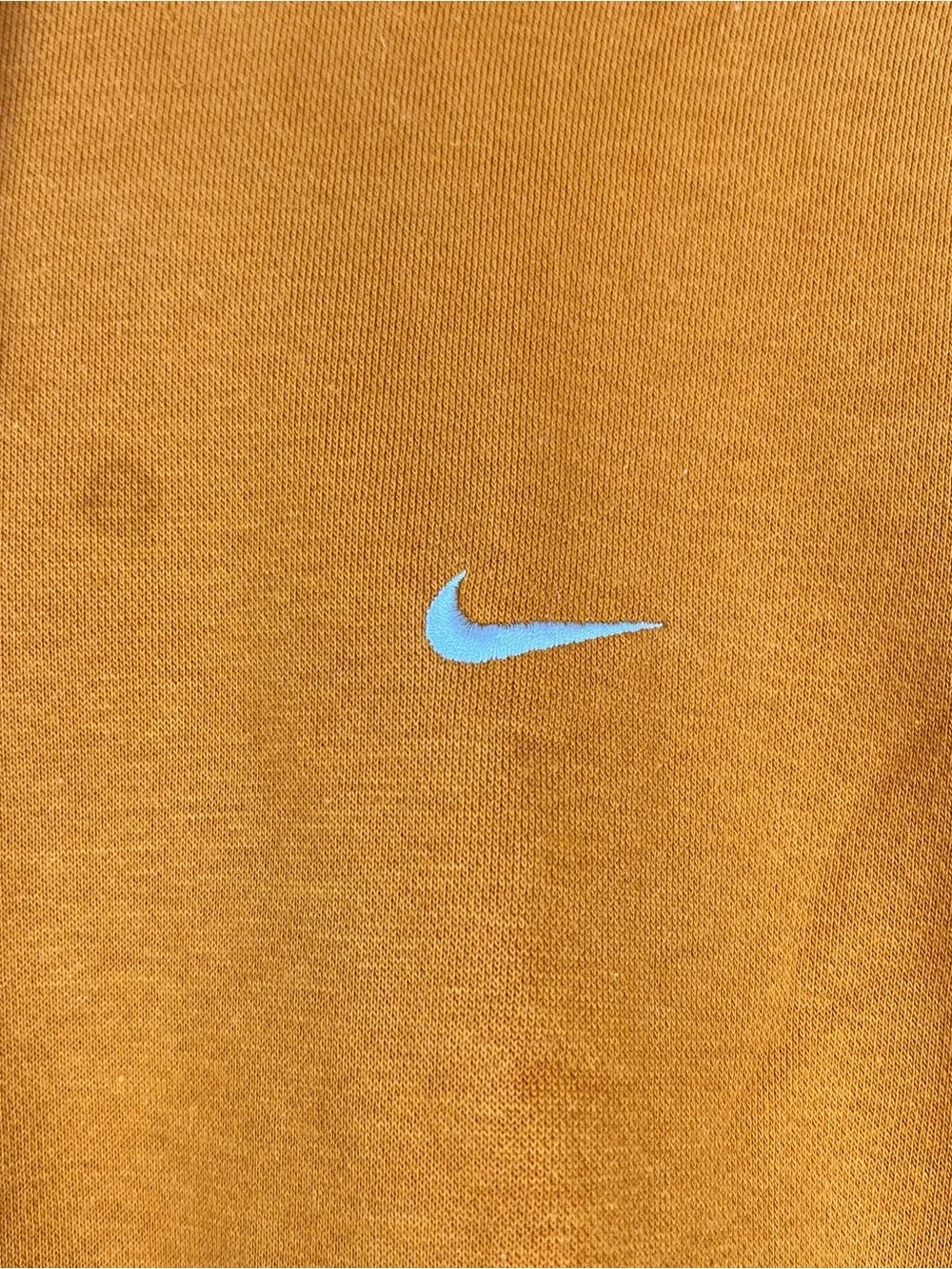 Y2K Vintage Nike Embroidered Swoosh Pullover Hoodie Size 2XL Mens Orange